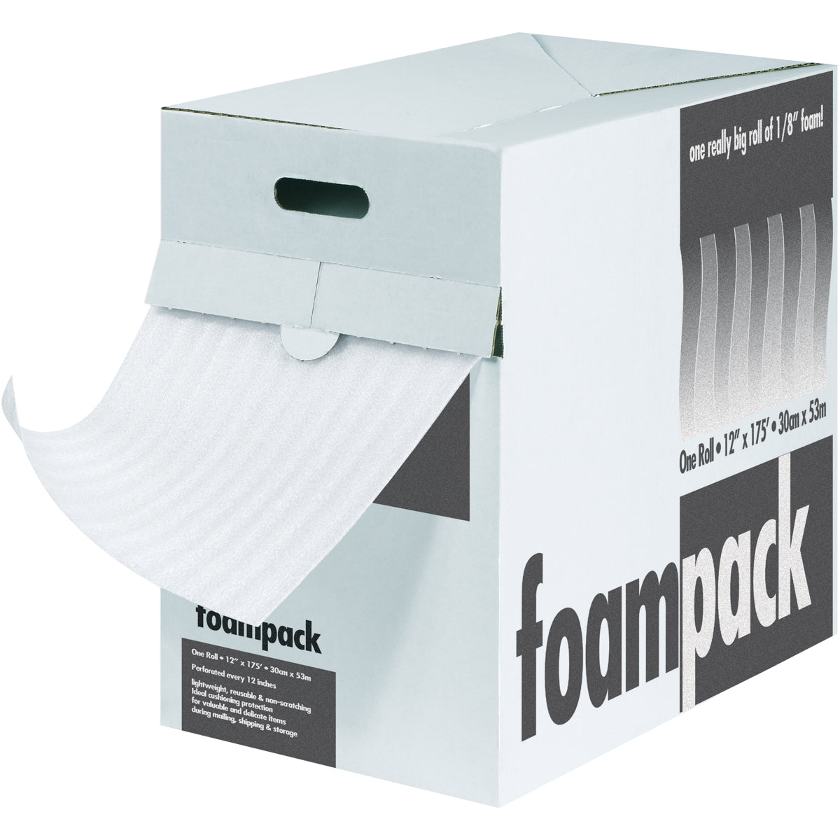 Self - Dispensing Box of 350 - Feet Poly Foam Roll, 1/16 - inch Thick