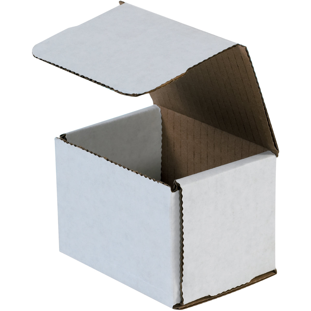 Bundle of 50 White 4 x 3 x 3 Corrugated Shipping Mailers