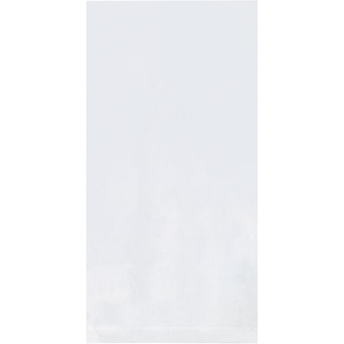 Case of 1000 Flat Polyethylene Bags Measuring 10 x 14 Inches with 1.25 Mil Thickness